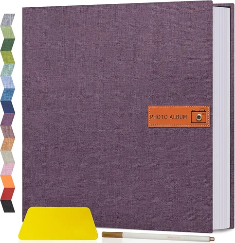 Vista 33 de Popotop Álbum de fotos grande autoadhesivo 4x6 5x7 8x10 Álbum de recortes DIY Libro de imágenes, Regalos para mamá, familia, bebé y boda