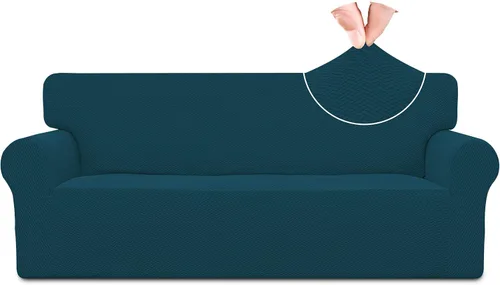 Vista 41 de Easy-Going Funda de sofá reclinable de jacquard elástico, suave de 4 piezas, con lazo elástico, protector de muebles lavable para niños, mascotas