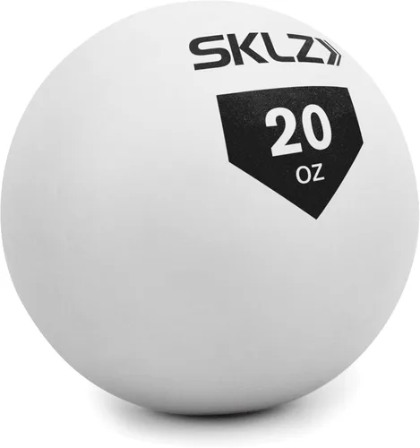 Vista 2 de SKLZ Contact Ball Baseball and Softball Batting Training Ball, 20 Ounce,White