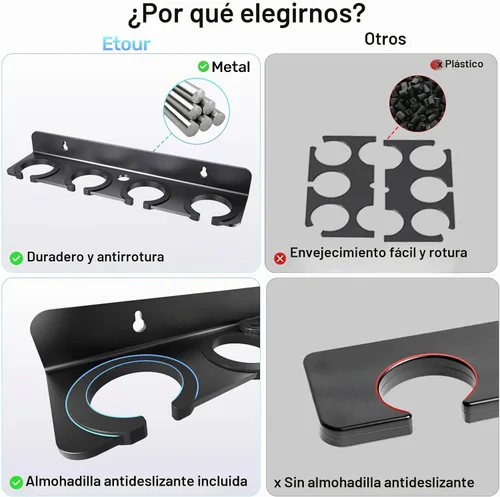 Vista 6 de Soporte Múltiple de Micrófonos Mejorado 2025 para Soporte de Micrófono, Organizador de Almacenamiento para Micrófonos Dinámicos Cableados e