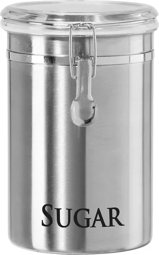 Vista 9 de OGGI Recipiente de Acero Inoxidable de 62oz - Tapa Hermética con Abrazadera, Parte Superior Transparente. Tamaño Grande 5" x 7.5" y Jumbo 8