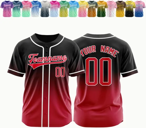 Vista 43 de Camiseta de béisbol personalizada, nombre de béisbol personalizado, logotipo de número, camiseta de béisbol personalizada para hombres, mujeres