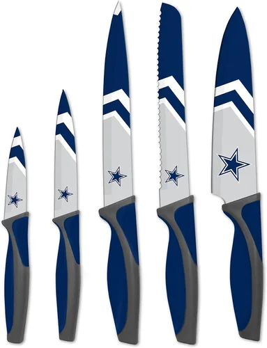 Vista 23 de The Sports Vault NFL Chicago Bears - Juego de cuchillos de cocina (5 piezas)