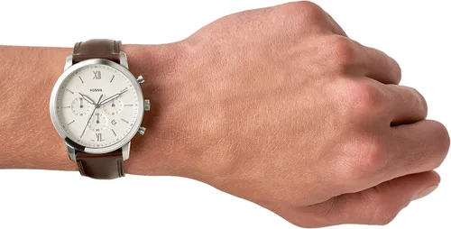 Vista 5 de Fossil Men's Neutra Stainless Steel and Leather Quartz Chronograph Watch
