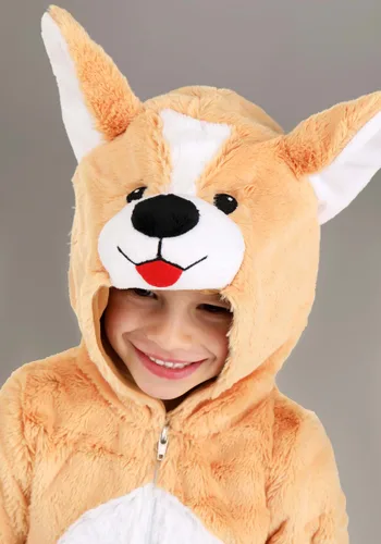 Vista 3 de Disfraz de Peluche de Corgi para Niños Pequeños Multicolor