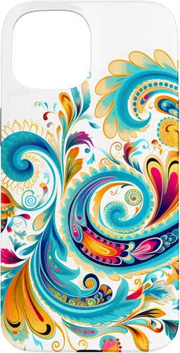 Vista 6 de Turquoise Paisley Boho Chic Case for iPhone 17