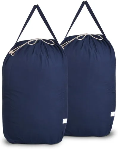 Vista 7 de MCleanPin Bolsas de lavandería lavables con asas, bolsas de almacenamiento de ropa sucia de 140 L para cesta de lavandería y cesta con forro