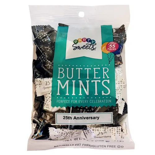 Vista 35 de Party Sweets Let's Party Buttermints de Hospitality Mints, Appx 300 mentas, bolsas de 7 onzas (paquete de 6) Gluten Free & Kosher, Quality you can