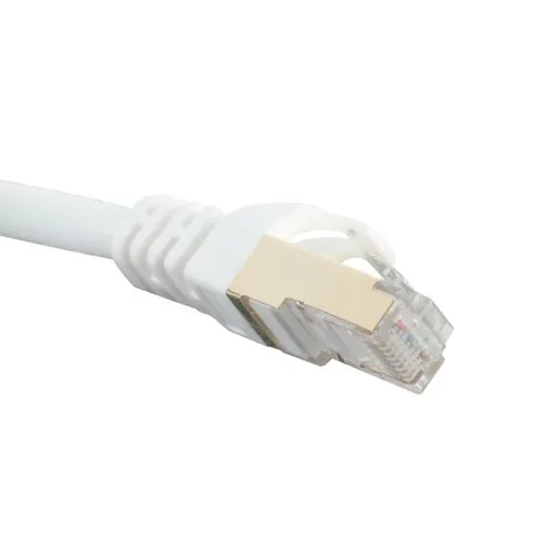 Vista 5 de Cable de Red Rígido FTP Categoría 7 iggual IGG318621 Blanco 10 m