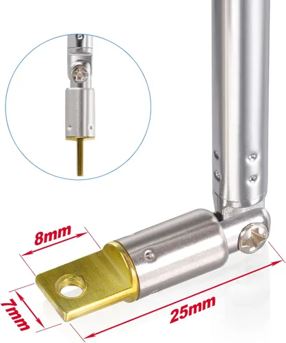 Vista 3 de Bingfu Antena telescópica de 25.6 in AM FM de 25.6 in, repuesto de antena de radio portátil (paquete de 2) compatible con radio portátil