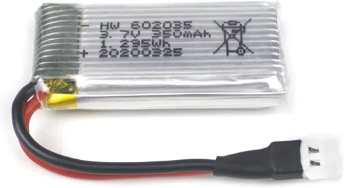 Vista 4 de Cheerwing Cargador 4 en 1 y 4pcs 3.7V 350mAh Batería Lipo Recargable UDIRC U12S U12