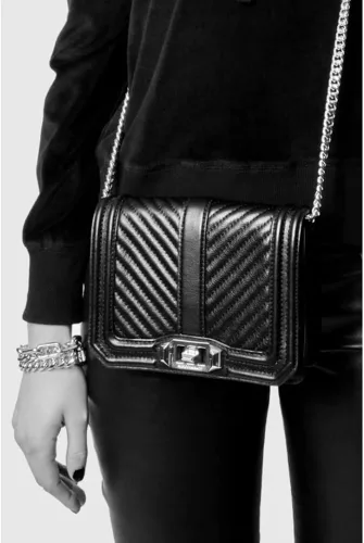 Vista 6 de Rebecca Minkoff Chevron Quilted Love Crossbody