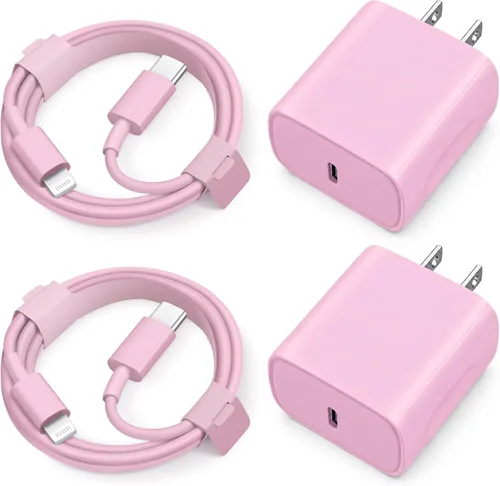 Vista 12 de Cargador súper rápido para iPhone 14, 13, 12, 11, paquete de 20 W, cargador de pared USB C rápido de 20 W, con cable de carga rápida de 6 pies