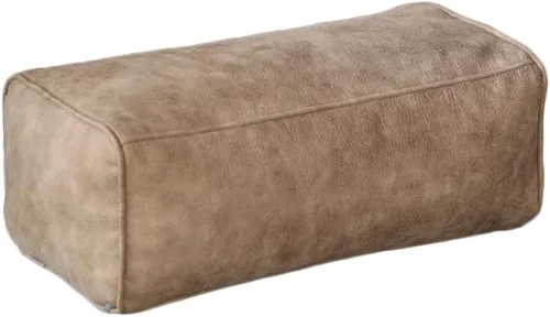 Vista 10 de Puf otomano de gamuza para piso, reposapiés otomano, cuadrado, rectangular, puf, cojín de suelo, sofá, taburete para sala de estar
