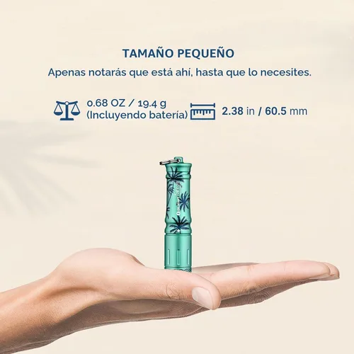 Vista 4 de OLIGHT i3E EOS - Llavero compacto con luz EDC (palma de verano)