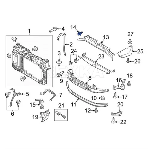 Vista 6 de Rexka Retenedor tipo empuje para Ford W712196-S300 Edge Escape F-150 GM 11589293 Buick Century, Lacrosse Regal, Cadillac, Chevrolet Equinox, Hummer