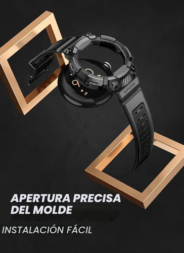 Vista 4 de SUPCASE Funda para Google Pixel Watch de 41mm con correa (Unicorn Beetle Pro), [protección de grado militar] [antiarañazos] Funda resistente