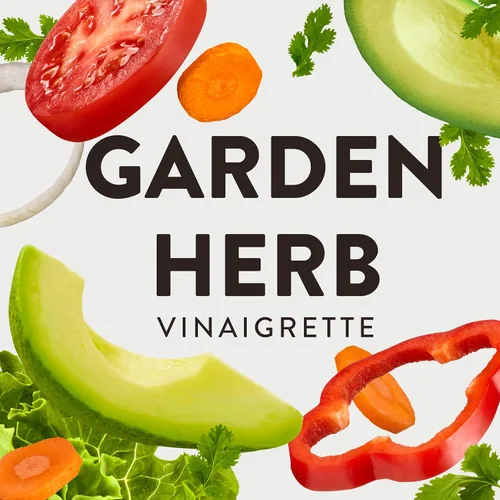 Vista 5 de Aderezo de vinagreta de mezcla de aceite de aguacate con hierbas de jardín Wish-Bone, 15 fl oz
