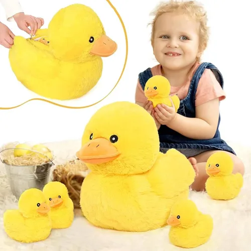 Vista 12 de MaoGoLan Animal de peluche de tigre de 20 pulgadas con bebés, zoológico