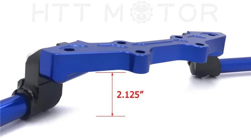 Vista 4 de HB-YMT07-A- Nuevo juego de manillar de placa adaptadora de clip compatible con MT-07 FZ-07 2014-2017 azul