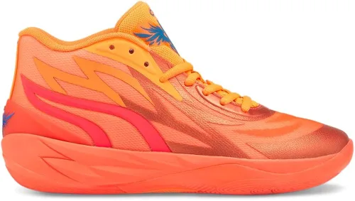 Vista 3 de PUMA Mb.02 X Supernova - Tenis de baloncesto para hombre, color naranja