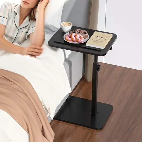 Vista 3 de Black Side Tray Table for Couch
