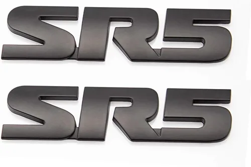 Vista 8 de SR5 Emblem Side/Rea V6 SR5 Tronco Calcomanía Metal Pegatina Insignia (Plata)