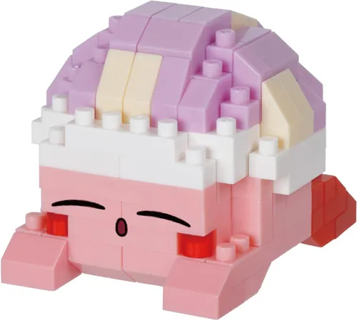 Vista 6 de nanoblock - Kirby - Inhalando Kirby, kit de construcción de la serie de colección de personajes