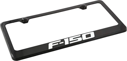 Vista 4 de Ford Marco para matrícula F-150 (2 agujeros/latón, negro/ancho)