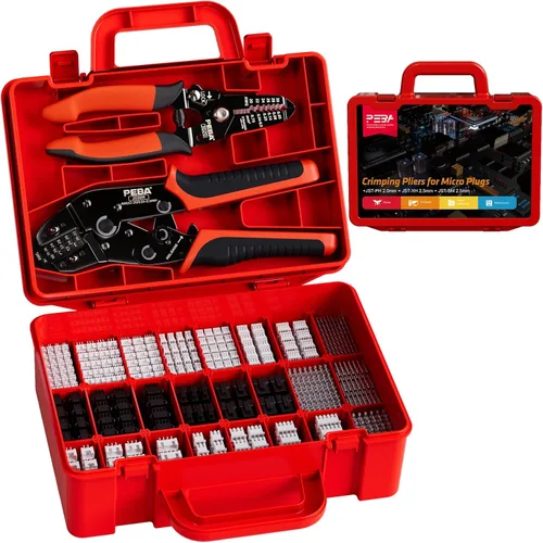 Vista 11 de PEBA JST Engarzador con Ratillo 32-22 AWG para Conectores Micro de 1.0mm/1.25mm/1.5mm/2.0mm de Pitch, Herramienta de Engarzamiento para JST-SH
