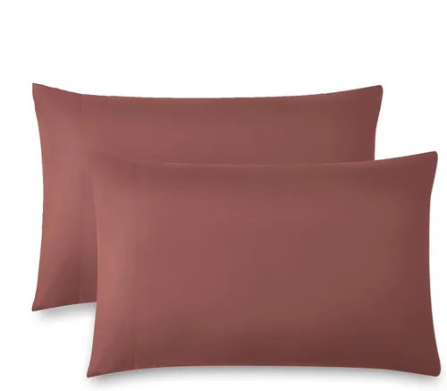 Vista 14 de Southshore Fine Linens® - Vilano® Springs - Par de fundas de almohada plisadas, color negro, estándar (Queen)