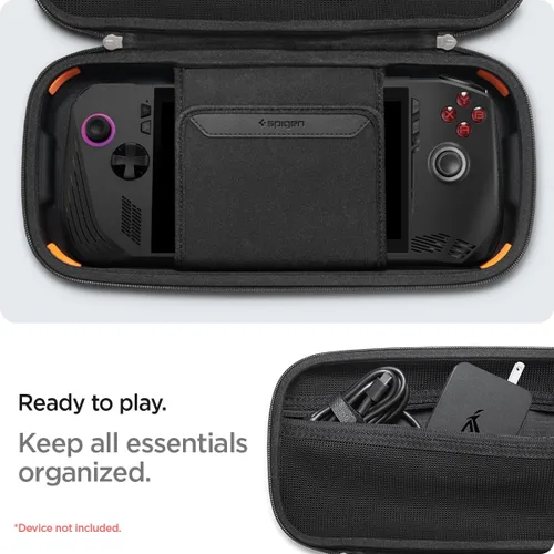 Vista 4 de Spigen Rugged Armor Pro - Funda de transporte rígida diseñada para ROG Xbox Ally X/ASUS ROG Ally/Nintendo Switch 2 / MSI Claw 7 AI+ 2025