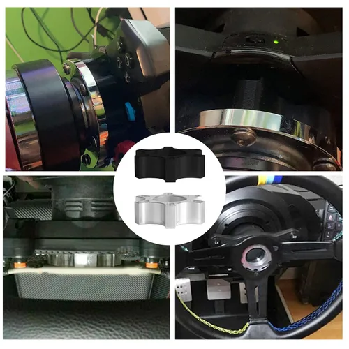 Vista 3 de Htostar Racing Steering Wheel Adapter Plate 70MM 2.75" Compatible With Ferrari T300RS 599 P310R38 Sparco Set