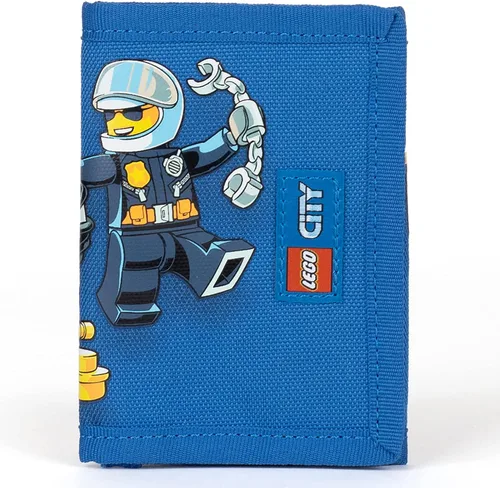 Vista 2 de LEGO Cartera de minifiguras para niños, Policía y Bomberos, Talla única, Lego Cartera