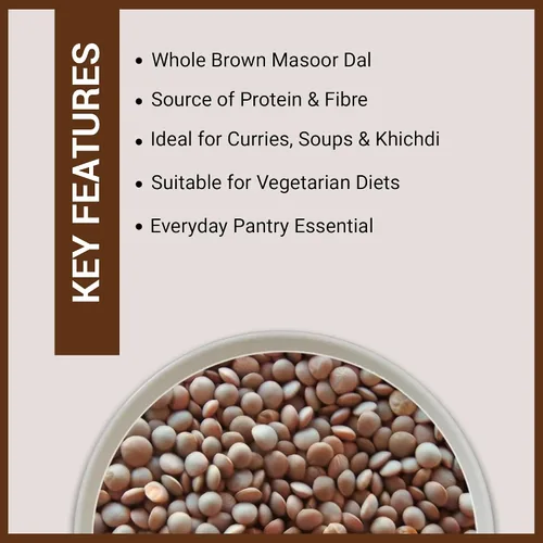 Vista 2 de Lentejas marrones (Marron Masoor Dall) 3.53 oz