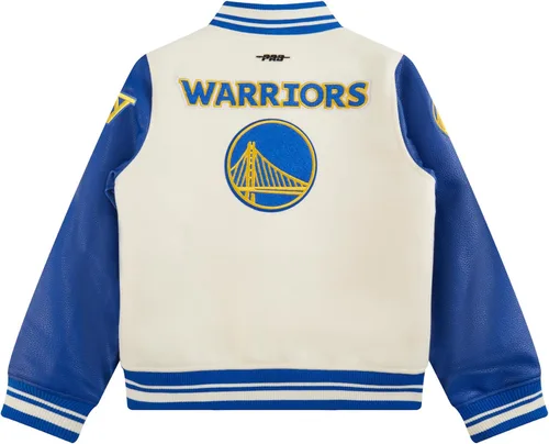 Vista 3 de Pro Standard Chaqueta Varsity clásica retro de la NBA para niños grandes