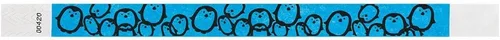 Vista 3 de 500 Wristco Blue Penguins - Pulseras Tyvek de 3/4 pulgadas - Pulseras de papel para eventos