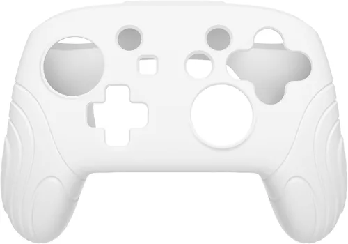 Vista 2 de PlayVital Samurai Edition - Funda protectora ergonómica de silicona para controlador Nintendo Switch Pro, protector de agarre suave antideslizante