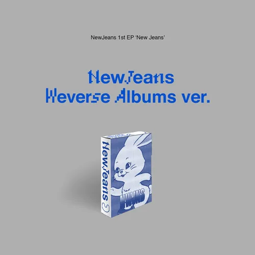 Vista 2 de NewJeans - 1st EP [New Jeans] (Weverse Albums) Out Box + Letra + Tarjetas de fotos + tarjeta QR + 3 tarjetas de fotos adicionales