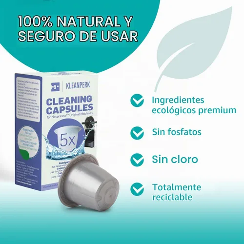 Vista 3 de Cápsulas de limpieza, paquete de 10, compatibles con Nespresso