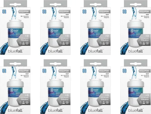 Vista 2 de Bluefall Compatible con filtro de agua GE para GE MWF Value Pack (8)