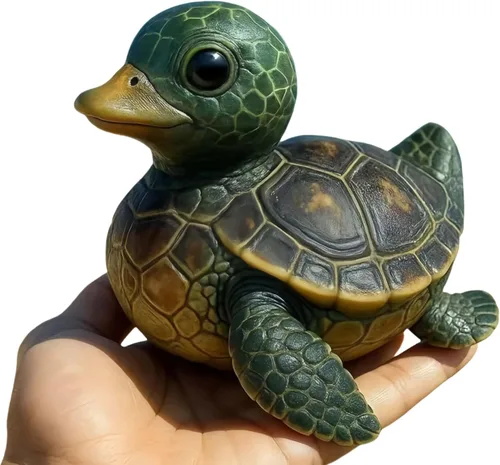 Vista 6 de Figura de pato pulpo – Figura de pato animal de resina, estatua creativa de criatura marina, adorno coleccionable para tablero de instrumentos