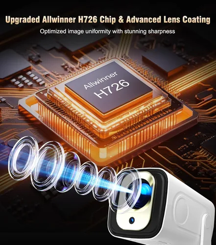 Vista 9 de 【Enfoque automático y 1080P】Mini proyector inteligente Magcubic con soporte 4K, proyector portátil con WiFi 6 y Bluetooth 5.4, altavoz de 5 W