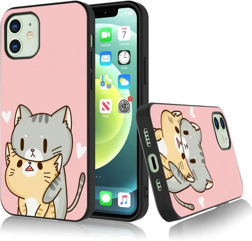 Vista 6 de Bcov Funda para iPhone 13, funda protectora de silicona suave a prueba de golpes con diseño de girasol de mariposa colorida para iPhone 13 Girasol
