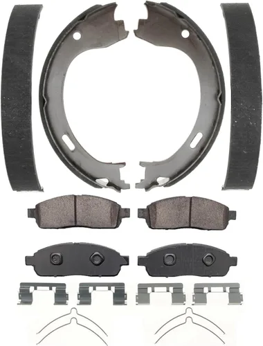 Vista 123 de Detroit Axle - Pinza de disco del lado del acompañante + pastillas de freno de cerámica de repuesto para Lexus HS250H Toyota RAV4 Prius V Scion xB