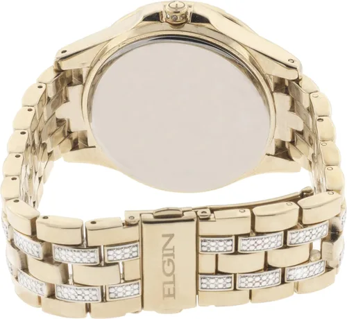 Vista 2 de Elgin - Reloj de cuarzo para hombre con correa de metal, color plateado, 15 (modelo FG9919AZ)