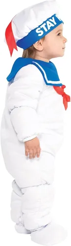 Vista 2 de Party City - Disfraz de Halloween para bebés cazafantasmas con accesorios