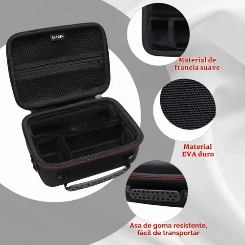 Vista 4 de LTGEM - Funda para cámara compatible con cámara Sony Alpha ZV-E10 / ZV-1F / ZV-1 / ZV-1 II con correa para el hombro LTGEM, compatible con kit