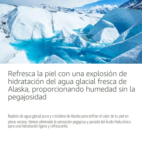 Vista 7 de Mixsoon Suero de Ácido Hialurónico de Agua Glaciar - Hidratación Profunda y Enfriamiento para la Cara, Potenciador de Hidratación, Textura