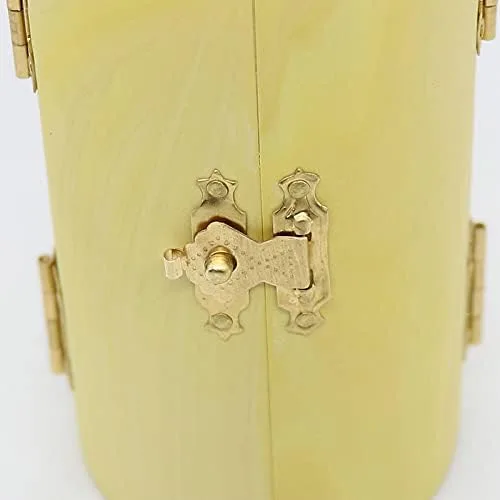 Vista 7 de Kwan Yin Buda Shakyamuni Estatua de madera de boj tallado escultura plegable caja santuario